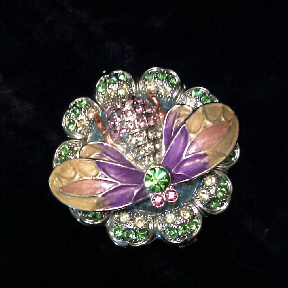 Australian Crystal Bumblebee Jewelry/Trinket Bx